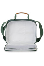 KIT MOCHILA DE RODINHA + LANCHEIRA KIDS - LEÃO - VERDE