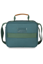 MOCHILA DE RODINHA + LANCHEIRA KIDS - LEÃO - VERDE - MASTERBAG KIDS
