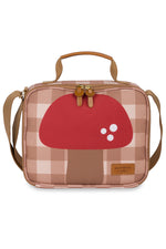 MOCHILA KIDS + LANCHEIRA - COGUMELOS - CARAMELO - MASTERBAG KIDS