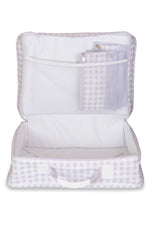 Kit Mala Maternidade + Mochila Passeio + Porta Fralda Campo Lavandas – Masterbag Baby