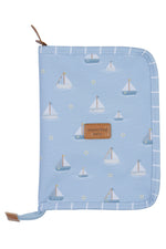 KIT MATERNIDADE 4 PÇS BARQUINHOS LISA - AZUL - MASTERBAG