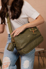 FRASQUEIRA TÉRMICA VICKY AVIÃO LISA - OLIVA - MASTERBAG