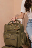 MOCHILA URBAN AVIÃO LISA - OLIVA - MASTERBAG