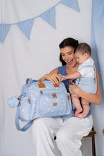 BOLSA TERMICA EVERYDAY BARQUINHOS ESTAMPADA - AZUL - MASTERBAG