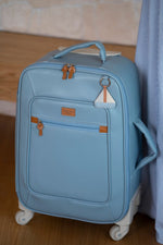 MALA DE RODINHA BARQUINHOS LISA - AZUL - MASTERBAG