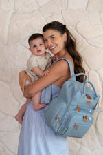MOCHILA URBAN BARQUINHOS LISA - AZUL - MASTERBAG