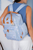 MOCHILA URBAN BARQUINHOS ESTAMPADA - AZUL - MASTERBAG