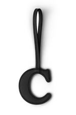 CHAVEIRO LETRA C PERSONALIZADO - PRETO - MASTERBAG