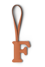 CHAVEIRO LETRA  F PERSONALIZADO - CARAMELO - MASTERBAG