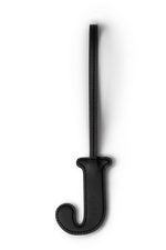 CHAVEIRO LETRA J PERSONALIZADO - PRETO - MASTERBAG