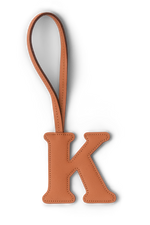 CHAVEIRO LETRA K PERSONALIZADO - CARAMELO - MASTERBAG