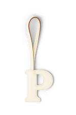 CHAVEIRO LETRA P PERSONAIZADO - MARFIM- MASTERBAG