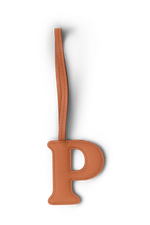 CHAVEIRO LETRA P PERSONAIZADO - CARAMELO - MASTERBAG