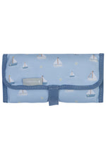 MOCHILA VINTAGE BARQUINHOS LISA - AZUL