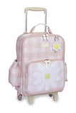 MOCHILA DE RODINHA KIDS MARGARIDA - ROSA