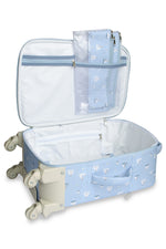 KIT MATERNIDADE 4 PÇS BARQUINHOS ESTAMPADA - AZUL - MASTERBAG