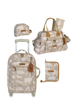 KIT MATERNIDADE 4 PÇS SAFARI - CAQUI - MASTERBAG