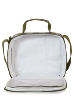 MOCHILA + LANCHEIRA KIDS BEAR - OLIVA - MASTERBAG KIDS