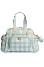 KIT MATERNIDADE 3 PÇS BEAR XADREZ - MENTA