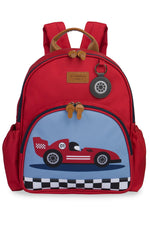MOCHILA + LANCHEIRA KIDS CARROS - VERMELHO - MASTERBAG KIDS