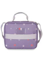 MOCHILA DE RODINHAS + LANCHEIRA KIDS UNICÓRNIO - ROXO - MASTERBAG KIDS