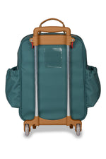 MOCHILA DE RODINHA + LANCHEIRA KIDS - LEÃO - VERDE - MASTERBAG KIDS
