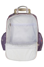 MOCHILA DE RODINHAS + LANCHEIRA KIDS UNICÓRNIO - ROXO - MASTERBAG KIDS
