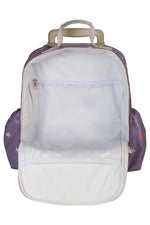 KIT MOCHILA DE RODINHAS + LANCHEIRA KIDS UNICÓRNIO - ROXO