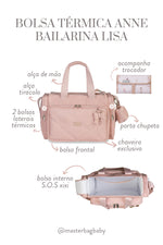 BOLSA TÉRMICA ANNE BAILARINA LISA - ROSE - MASTERBAG