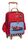 MOCHILA DE RODINHAS + LANCHEIRA KIDS CARROS - VERMELHO - MASTERBAG KIDS