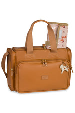 KIT MATERNIDADE 4 PÇS CAVALINHOS LISA - CARAMELO