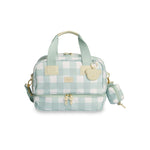 FRASQUEIRA TERMICA VICKY BEAR XADREZ - MENTA - MASTERBAG