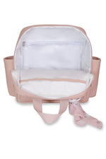 MOCHILA PASSEIO FLORA PVC - ROSE