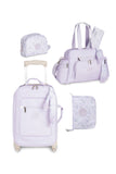 KIT MATERNIDADE 4 PÇS FLORAL LAVANDAS - MASTERBAG