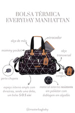 BOLSA TÉRMICA EVERYDAY MANHATTAN - PRETO