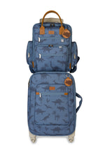 MOCHILA URBAN DINOSSAURO - AZUL