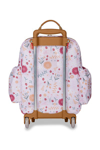 KIT MOCHILA DE RODINHA + LANCHEIRA KIDS - JOANINHA - ROSA