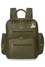 MOCHILA URBAN BORBOLETAS - OLIVA