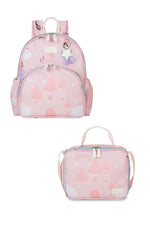 KIT MOCHILA + LANCHEIRA KIDS PRINCESAS - ROSA