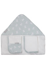 CONJUNTO DE TOALHAS BEAR XADREZ - MENTA - MASTERBAG