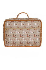 MALA VINTAGE CAVALINHOS - BEGE