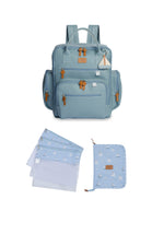 KIT DIA A DIA  URBAN  BARQUINHOS LISA - AZUL - MASTERBAG