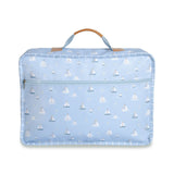 MALA VINTAGE BARQUINHOS ESTAMPADA - AZUL - MASTERBAG