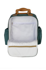 MOCHILA DE RODINHA + LANCHEIRA KIDS - LEÃO - VERDE - MASTERBAG KIDS
