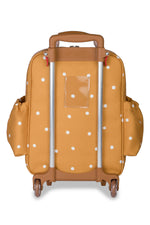 MOCHILA DE RODINHA ARCO-ÍRIS BOHO KIDS - MOSTARDA