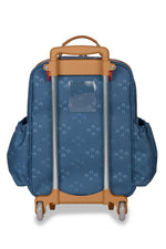 MOCHILA DE RODINHA KIDS DINOSSAURO - AZUL - MASTERBAG
