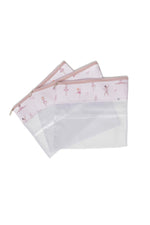 CONJUNTO 3 SAQUINHOS BAILARINA - ROSE