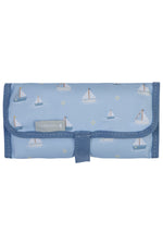 KIT MATERNIDADE 3 PÇS  BARQUINHOS LISA - AZUL - MASTERBAG