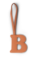 CHAVEIRO LETRA B PERSONALIZADO - CARAMELO - MASTERBAG