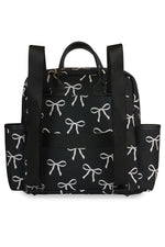 MOCHILA VINTAGE MARIE ESTAMPADA - PRETO